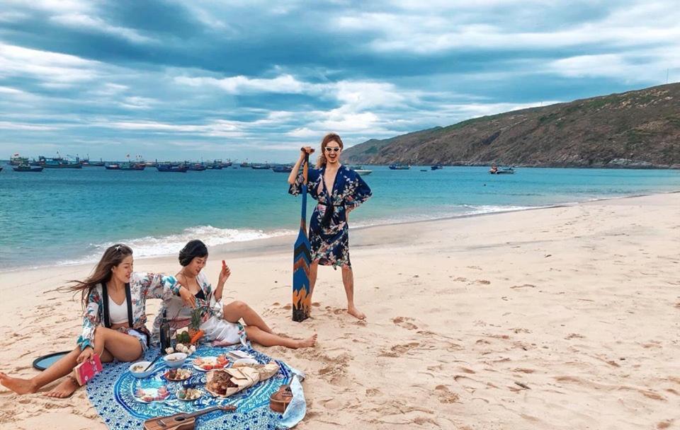 La Beach House Nhon Ly Куинён Экстерьер фото